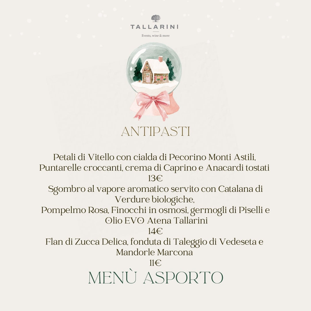 Asporto Natale e Capodanno