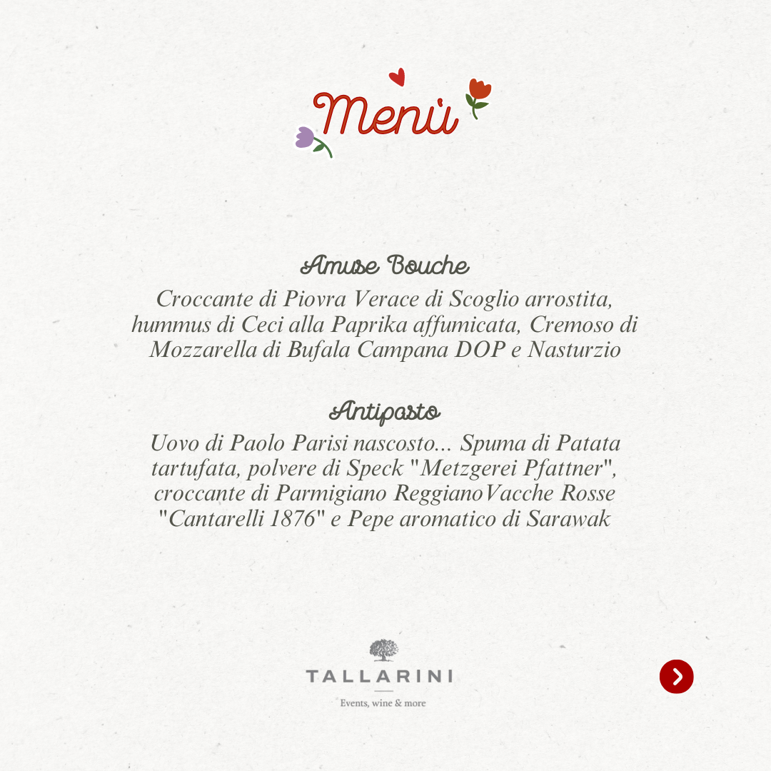 Cena di San Valentino per 2 persone