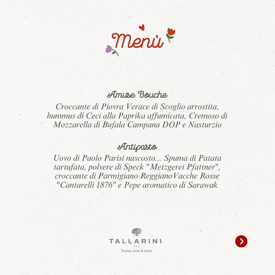 Cena di San Valentino per 2 persone